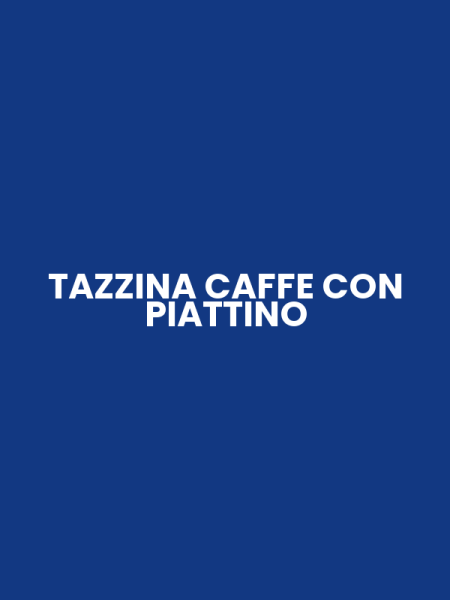 TAZZINA CAFFE CON PIATTINO