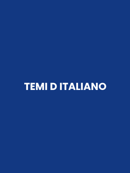 TEMI D ITALIANO