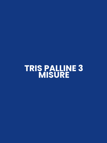 TRIS PALLINE 3 MISURE