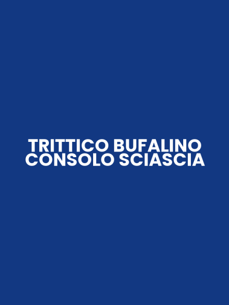 TRITTICO BUFALINO CONSOLO SCIASCIA