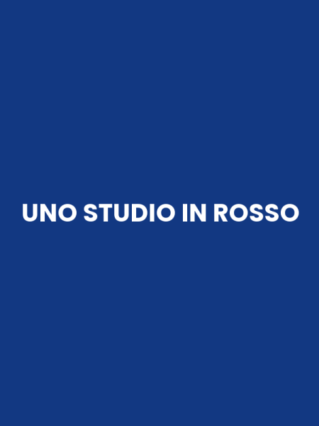 UNO STUDIO IN ROSSO