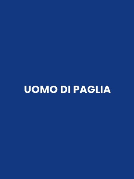 UOMO DI PAGLIA