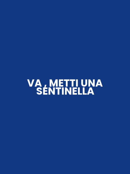 VA , METTI UNA SENTINELLA