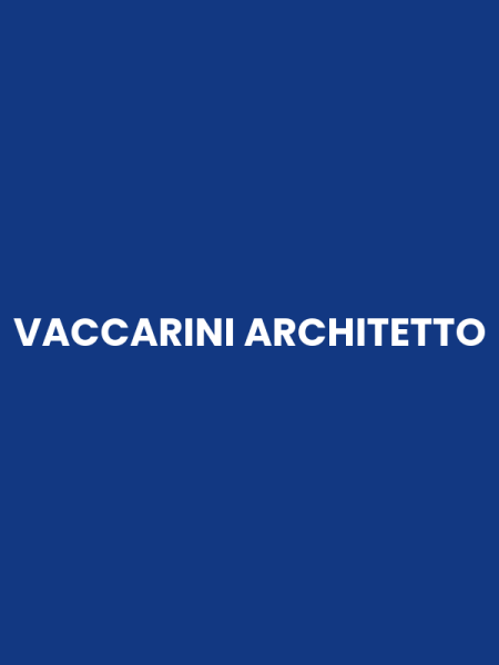 VACCARINI ARCHITETTO