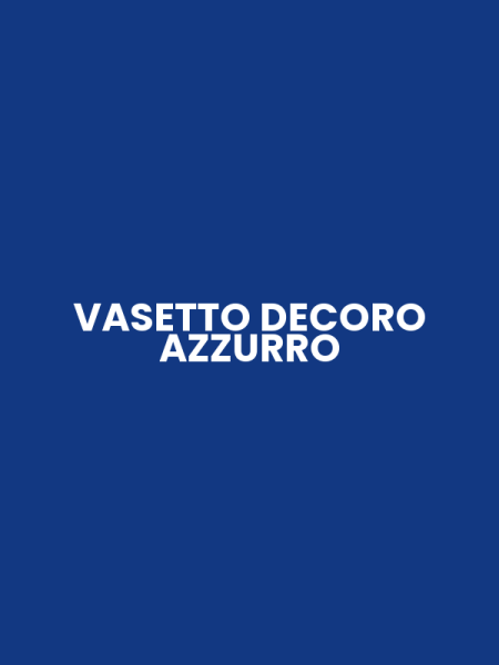 VASETTO DECORO AZZURRO