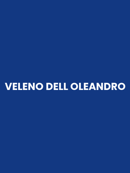 VELENO DELL OLEANDRO
