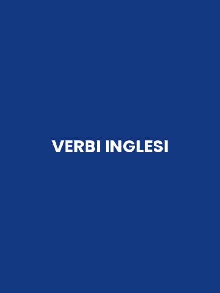 VERBI INGLESI