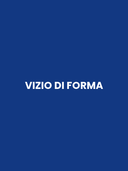 VIZIO DI FORMA
